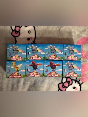 Collection of McDonald’s x Adopt Me animal figurines brand new unopened